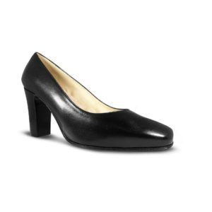 zapato-para-azafata-comodo-negro modelo Seven